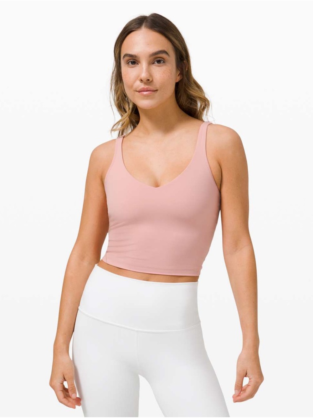 lululemon athletica align tank size 8 in pink puff